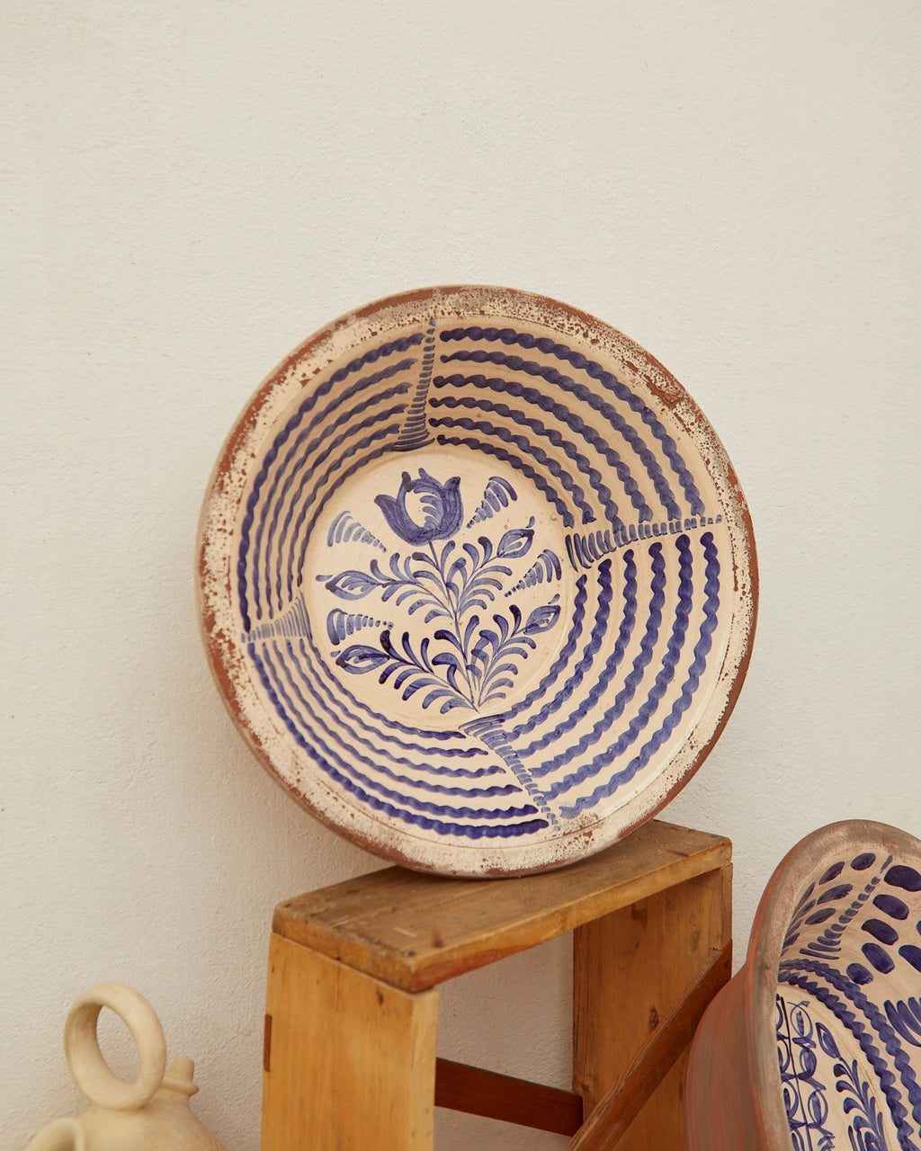 Skål Blue Lebrillos Granaínos - Flower