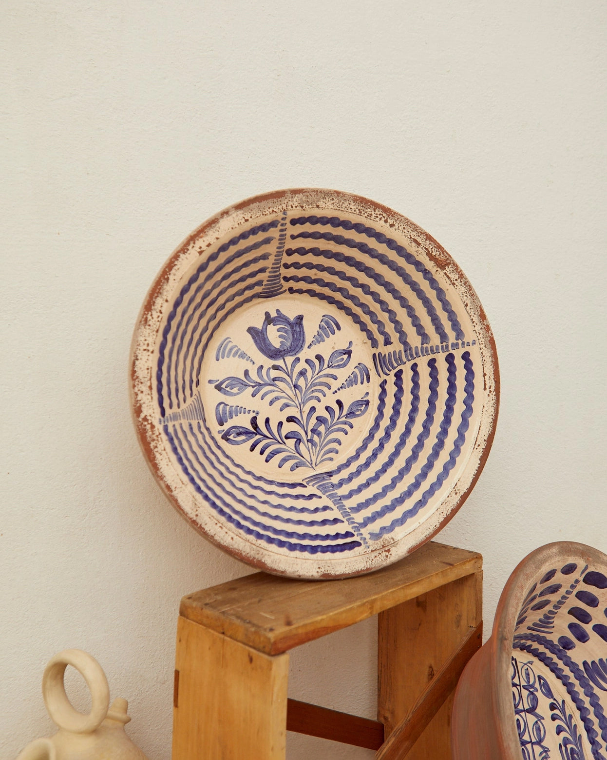 Skål Blue Lebrillos Granaínos - Flower