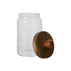 Glasskrukke Trelokk - H17