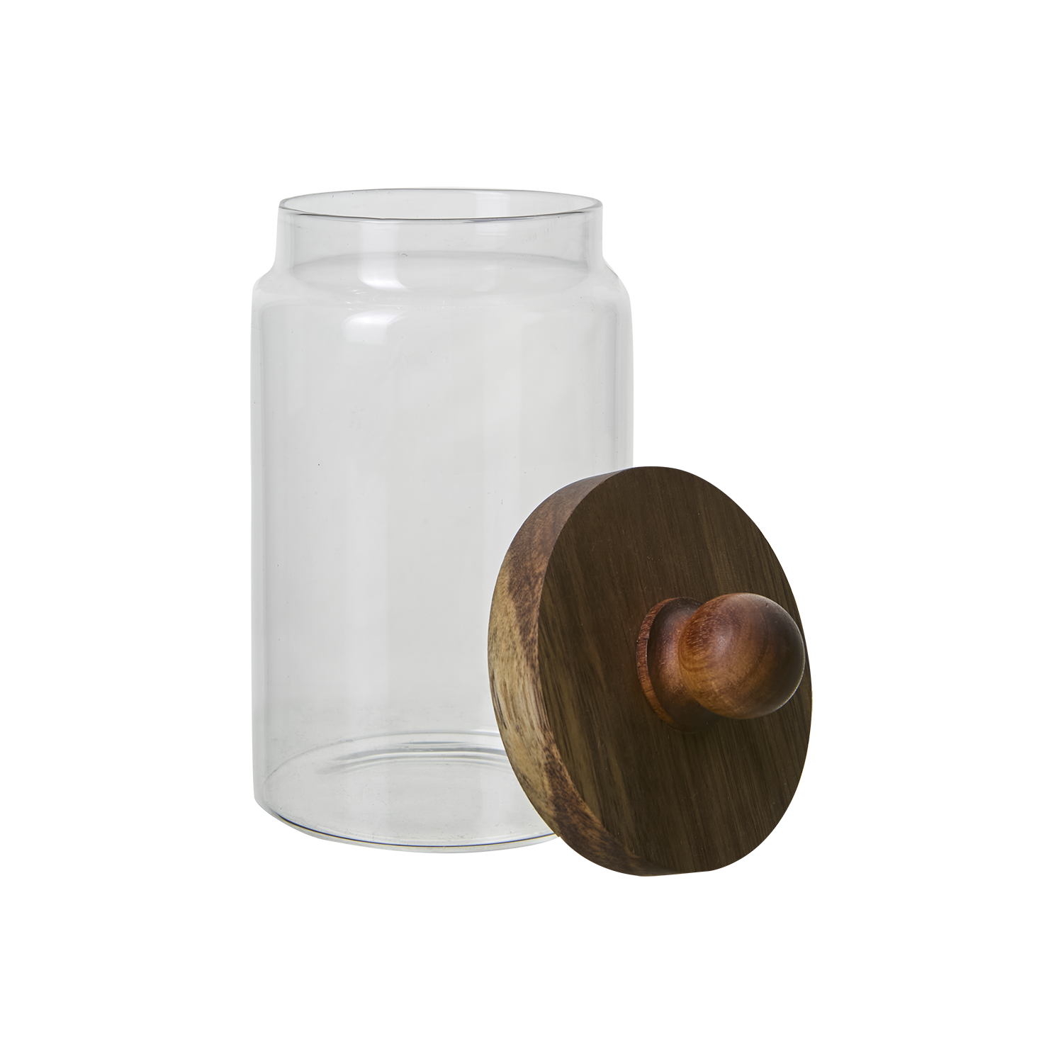 Glasskrukke Trelokk - H17