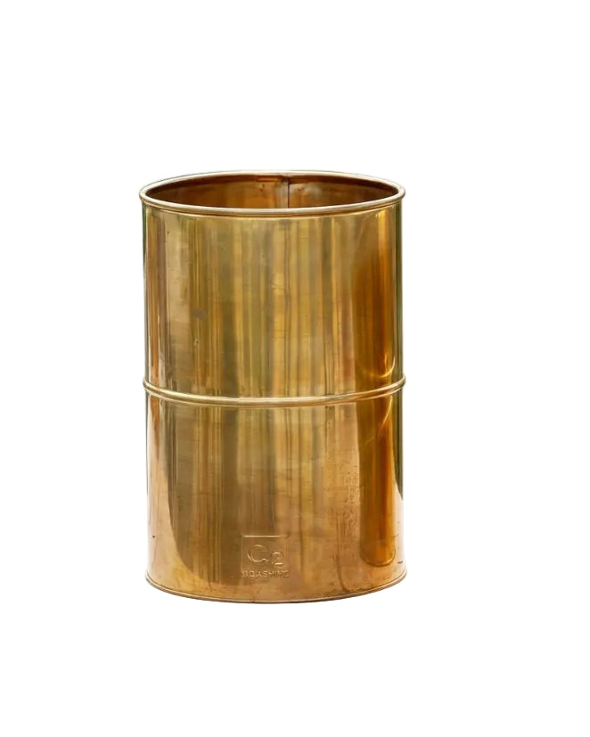 Messing vase Ø12 H20