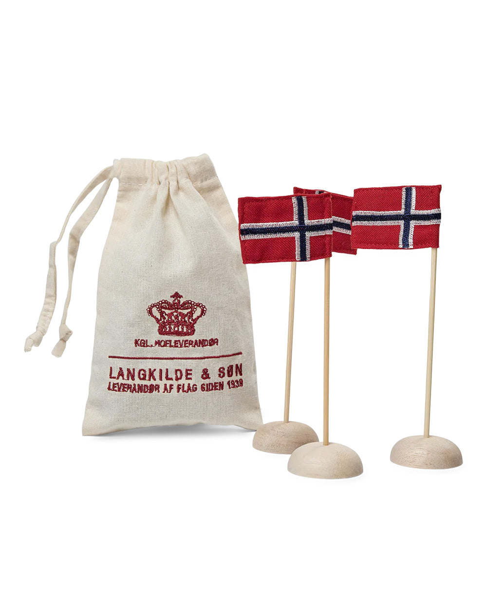 Mini Bordflagg - 3 stk