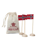 Mini Bordflagg - 3 stk