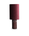 Bordlampe Statement - Burgunder