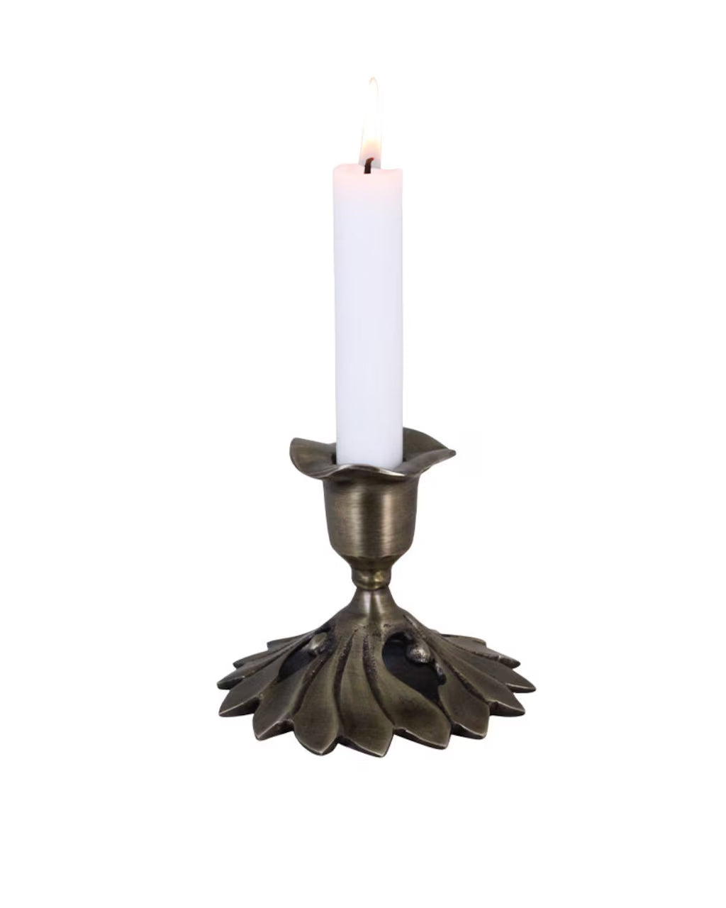 Lysestake Antikk Messing