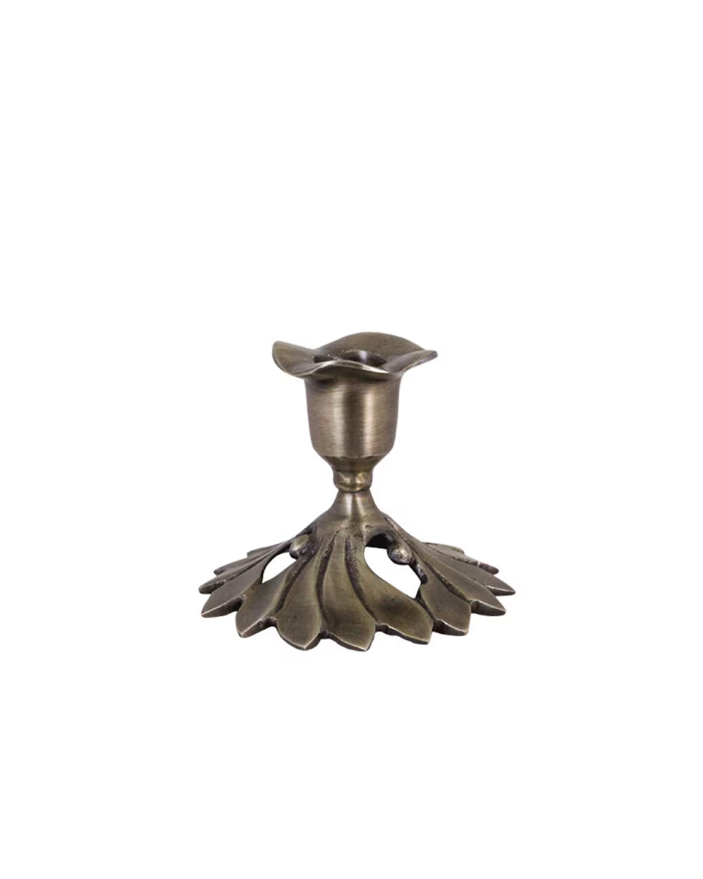 Lysestake Antikk Messing