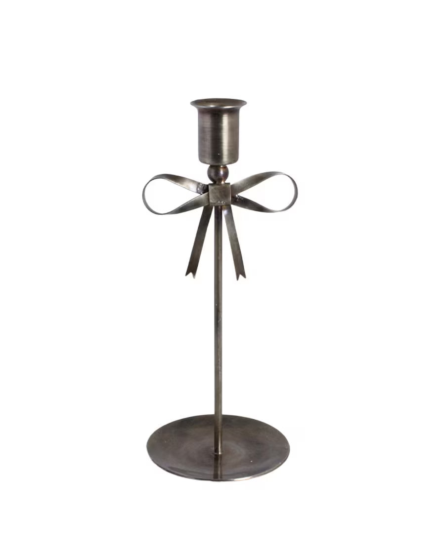 Lysestake Josefine Rosett Antikk Messing