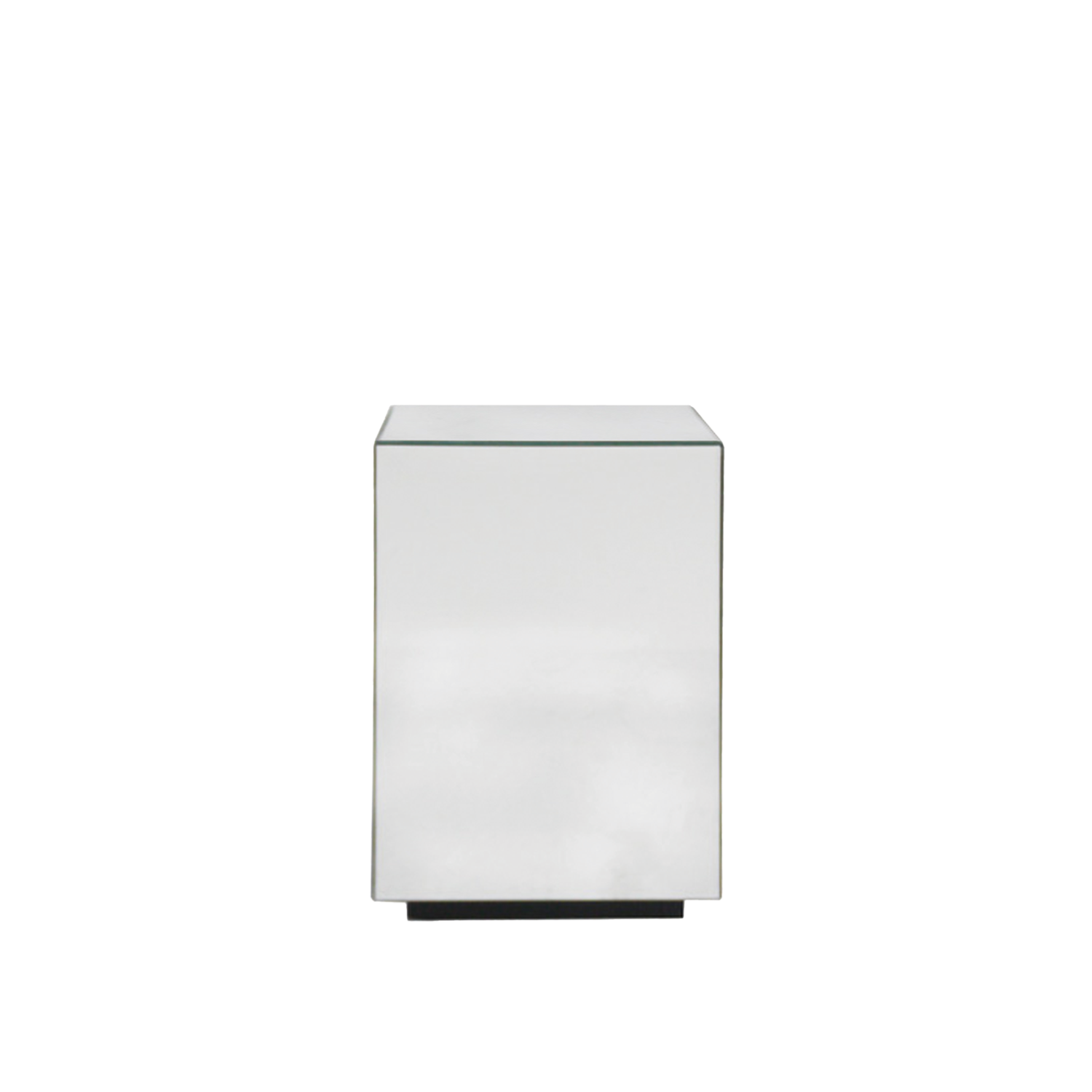 Dorian small mirrored side table