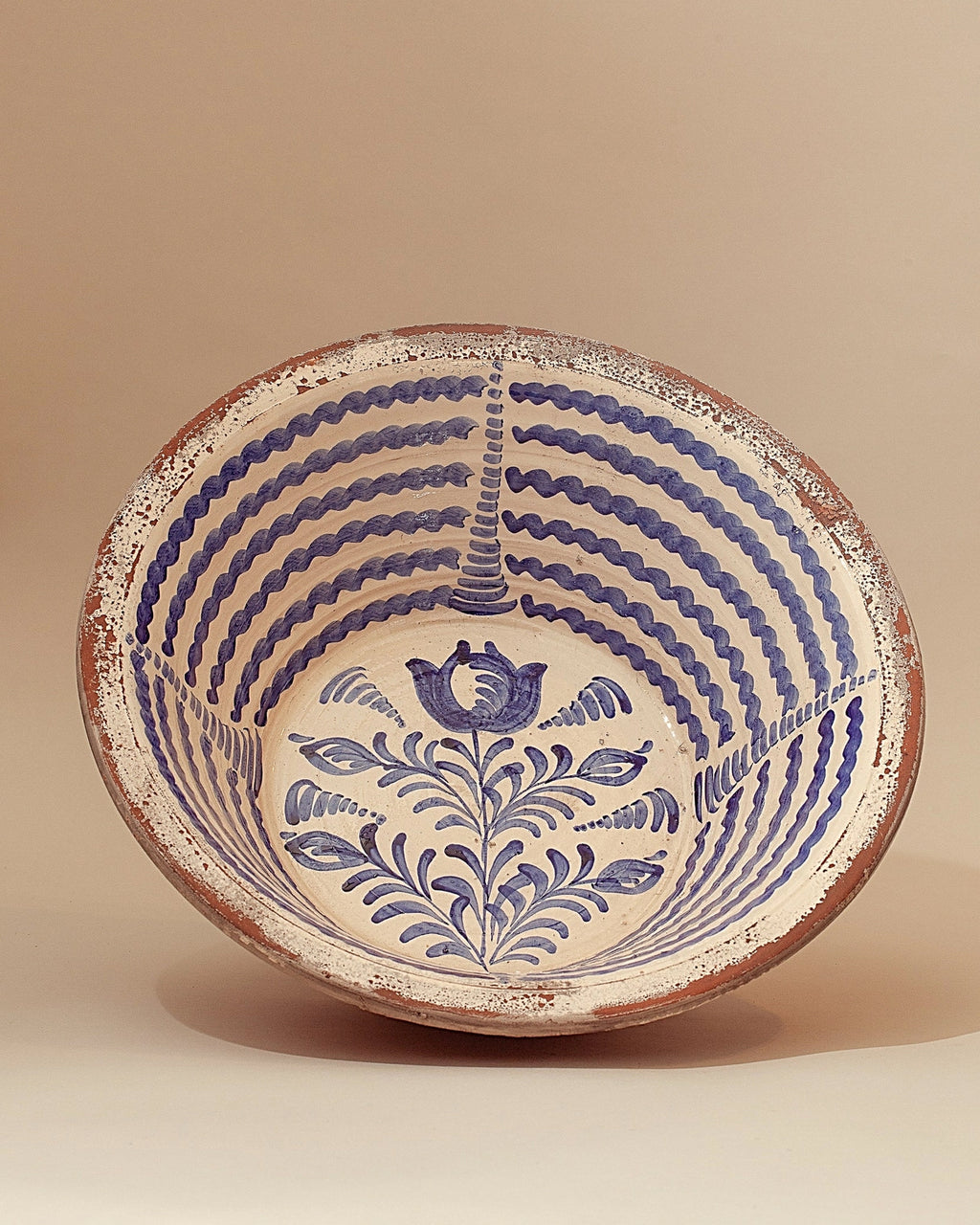 Skål Blue Lebrillos Granaínos - Flower