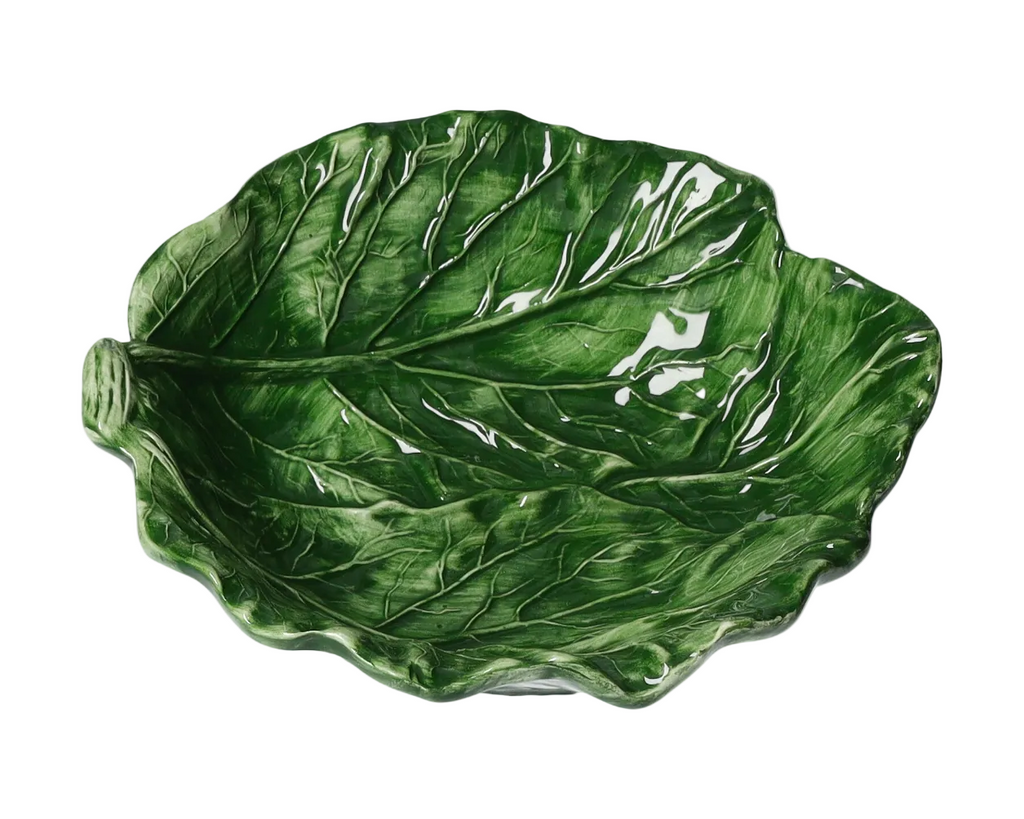 Serveringsskål kålblad