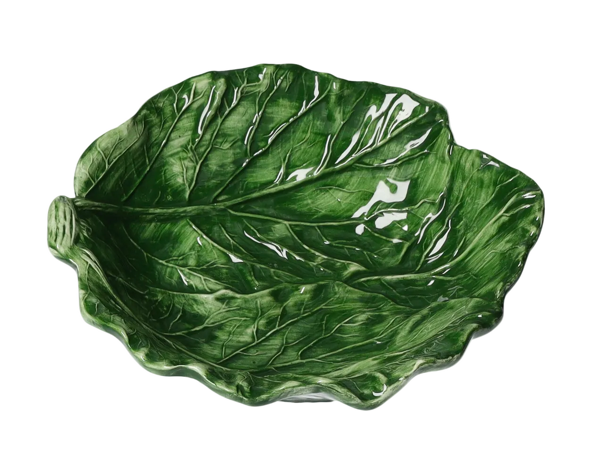 Serveringsskål kålblad