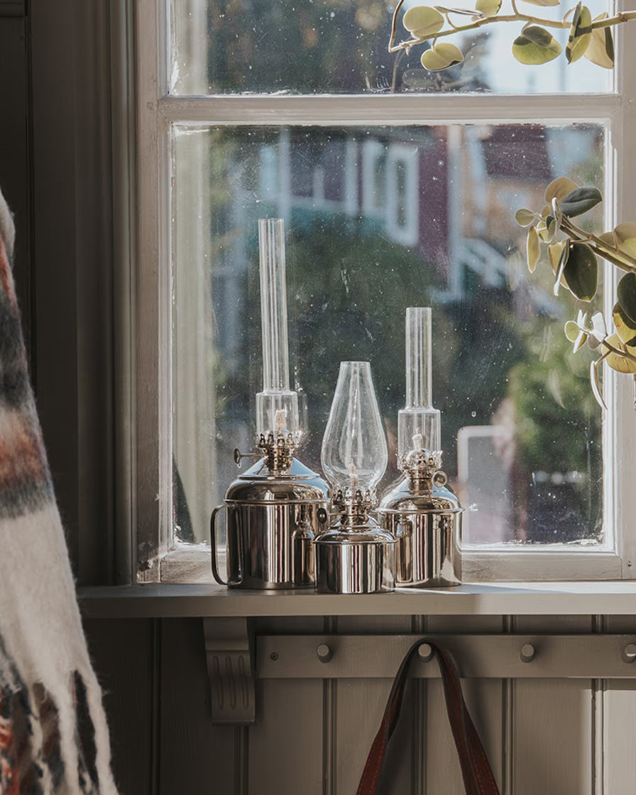 Oljelampe Haga Nikkel