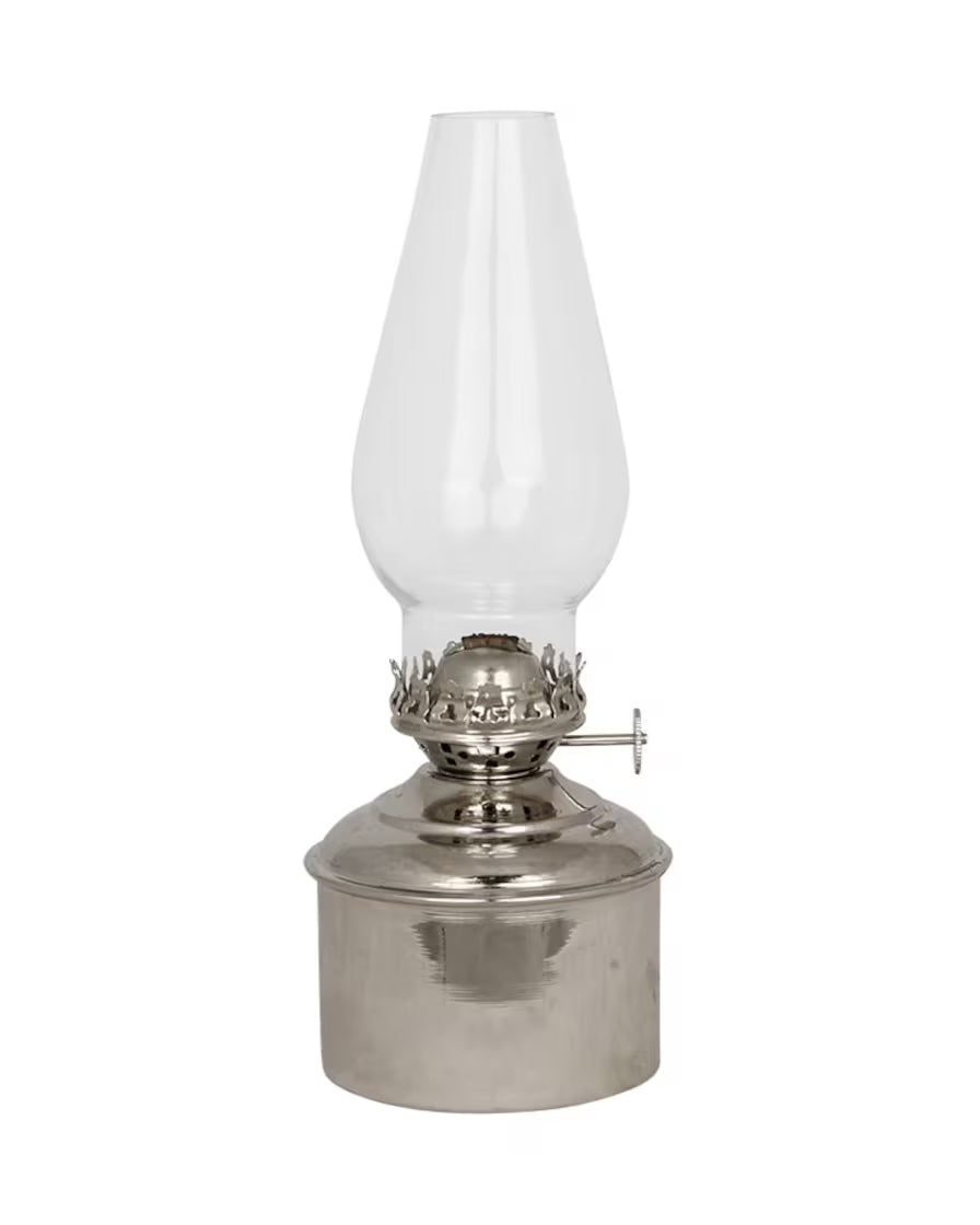 Oljelampe Haga Nikkel