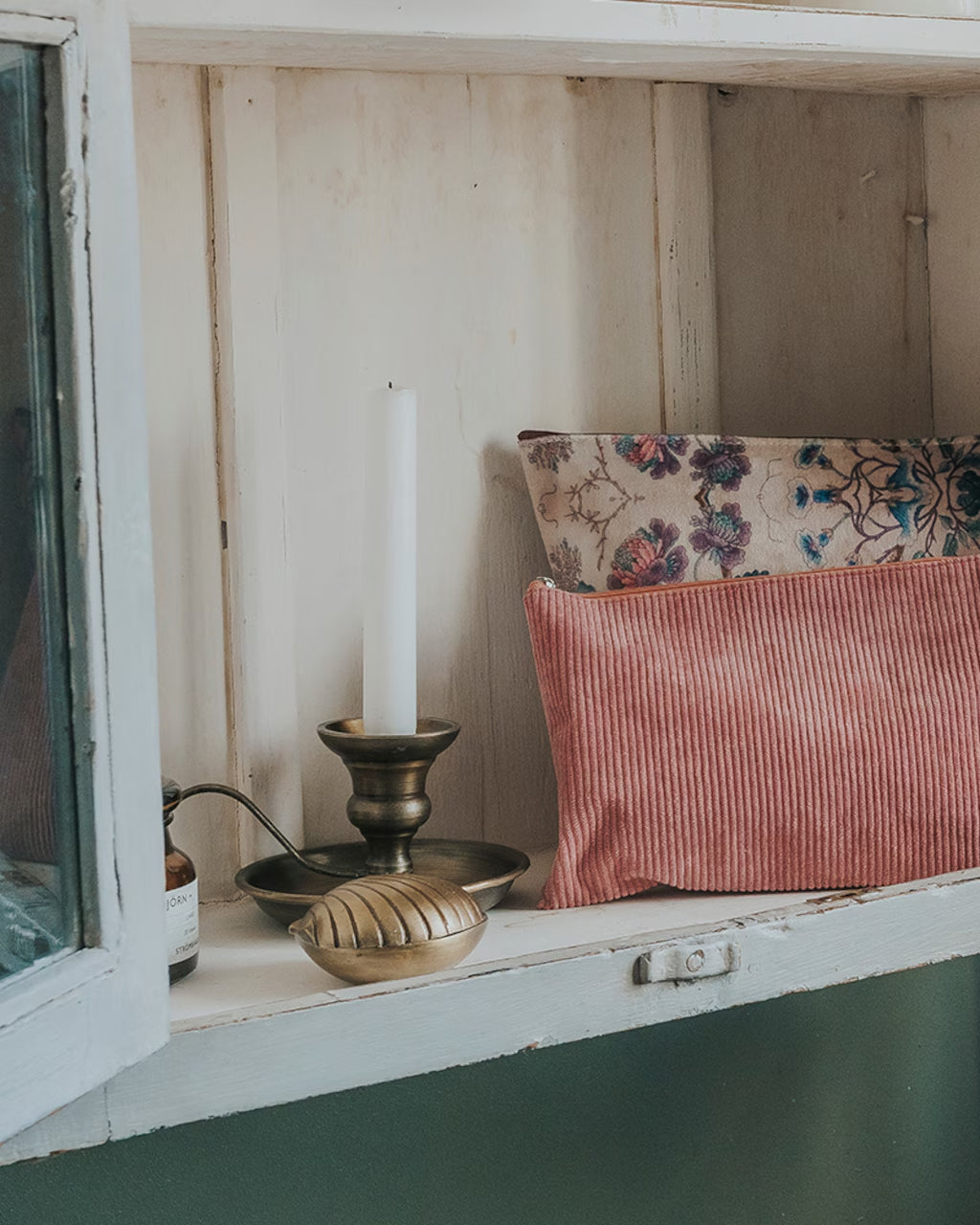 Lysestake Gunnar Antikk Messing