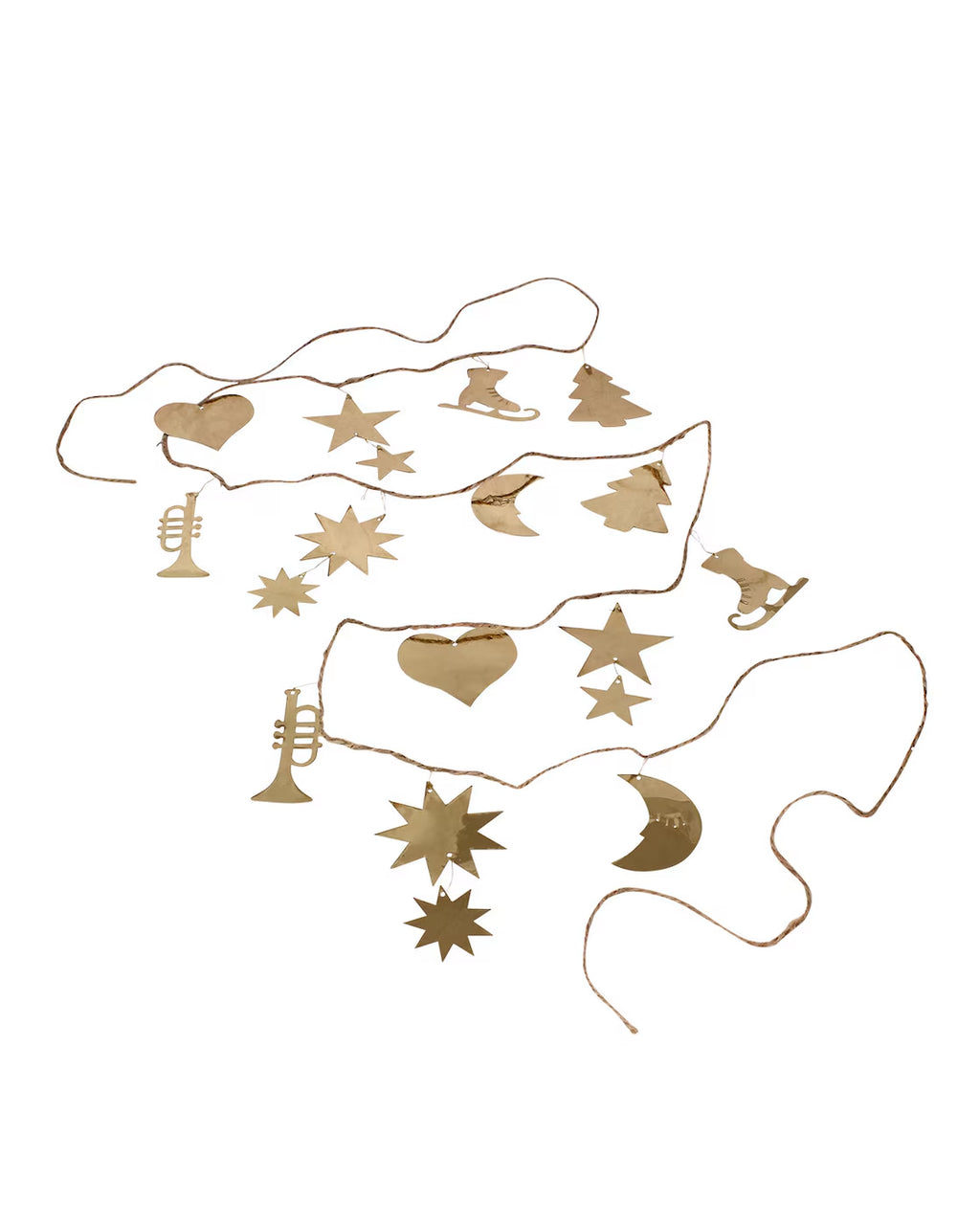 Girlander Messing Lang