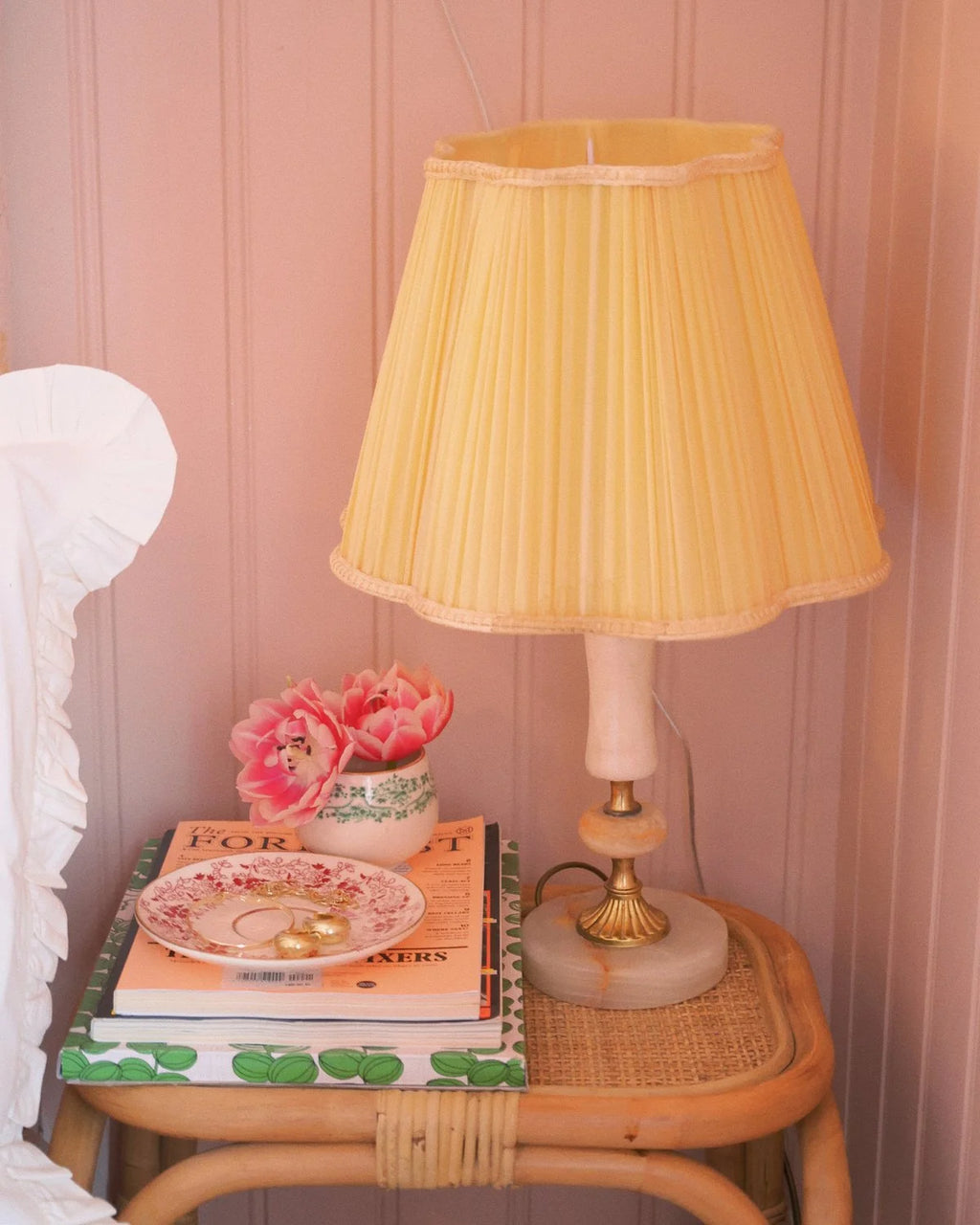 Lampeskjerm Spring Wavy Golden