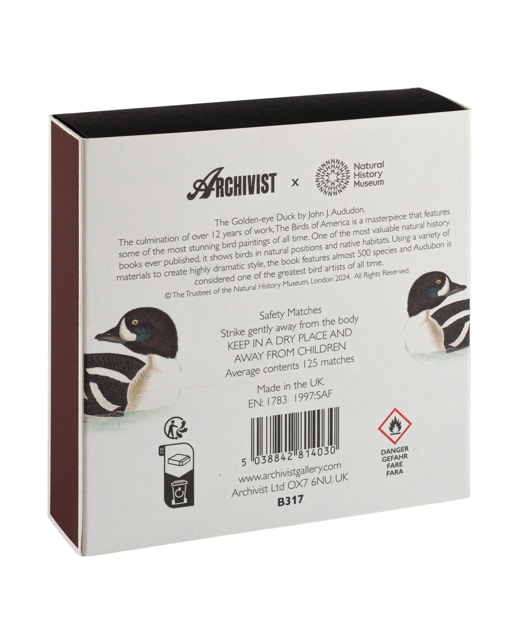 Golden-Eye Duck - Fyrstikker