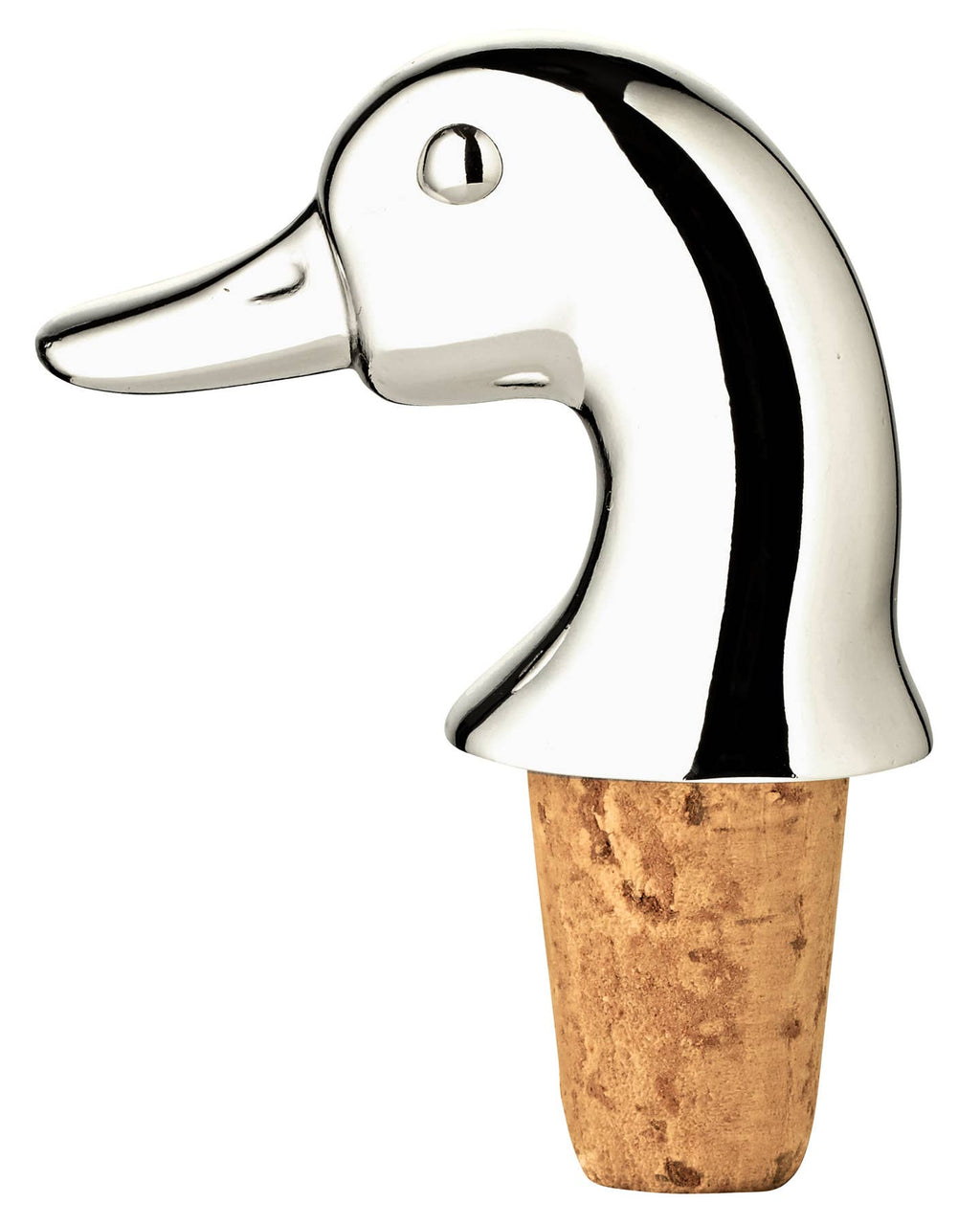 Vinstopper And - Sølvbelagt