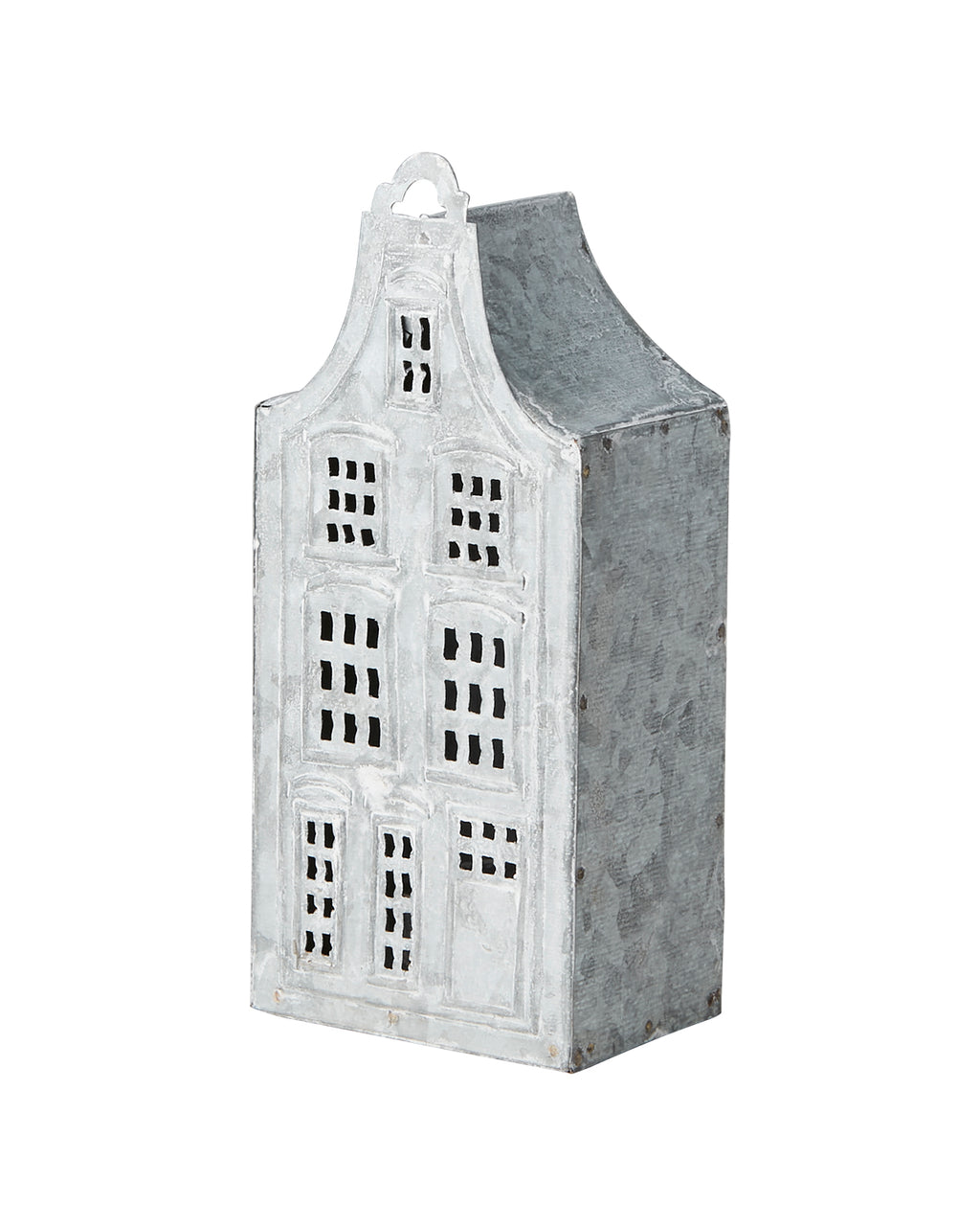 Lyslykt Hus Hvit/Grå 6