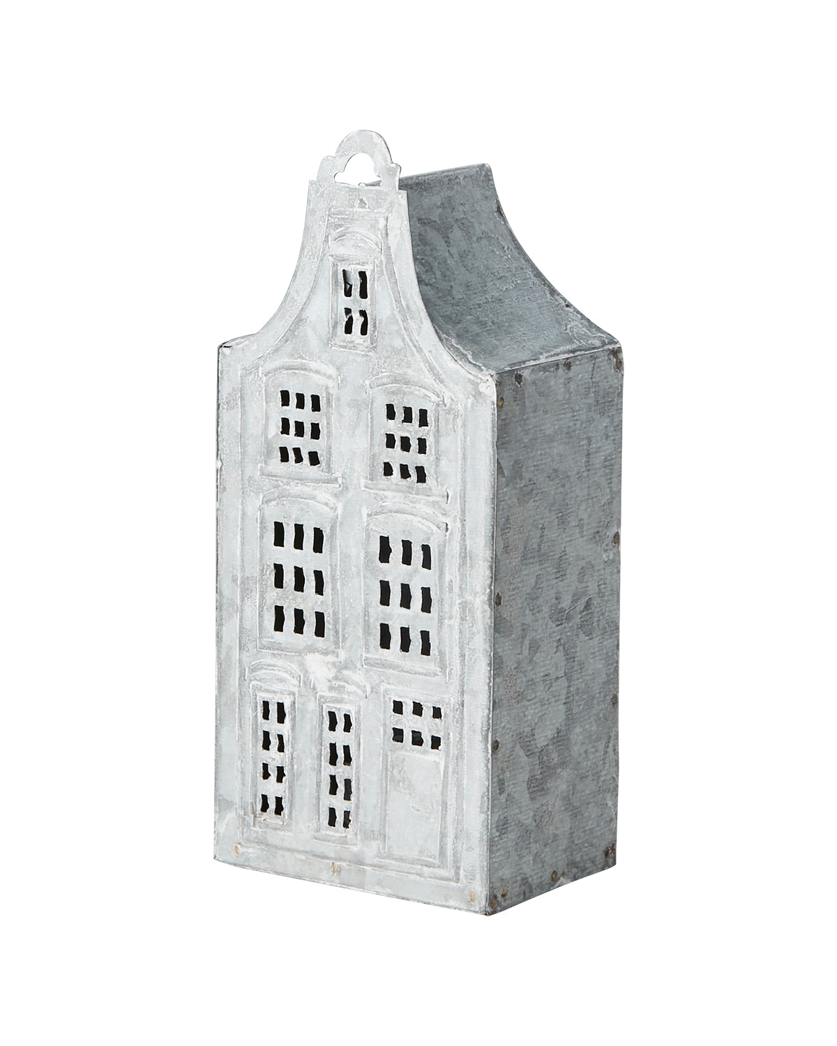 Lyslykt Hus Hvit/Grå 6