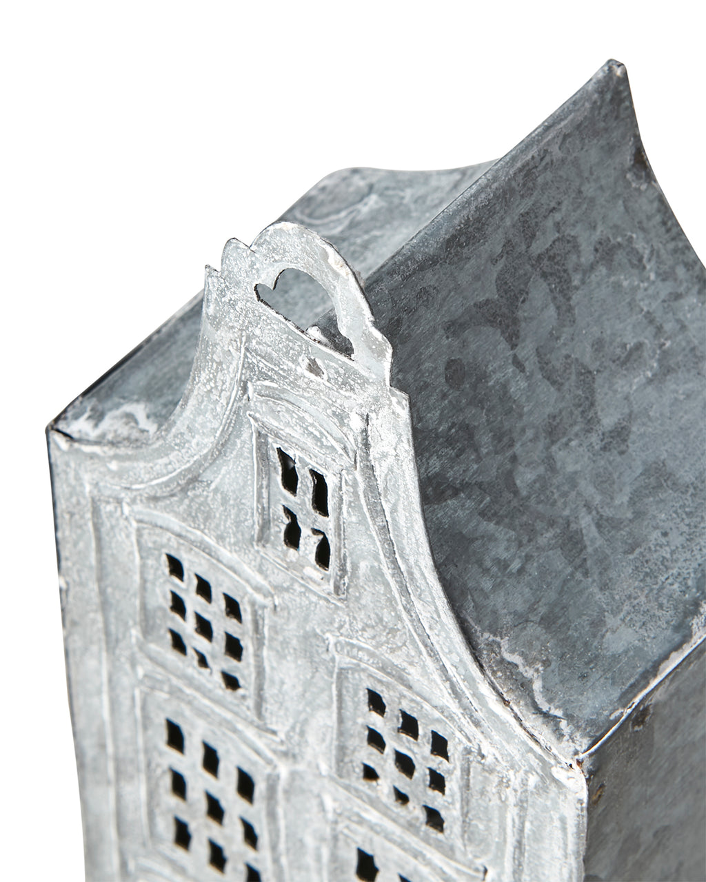 Lyslykt Hus Hvit/Grå 6