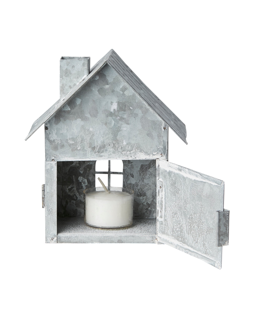 Lyslykt Hus Hvit/Grå 5