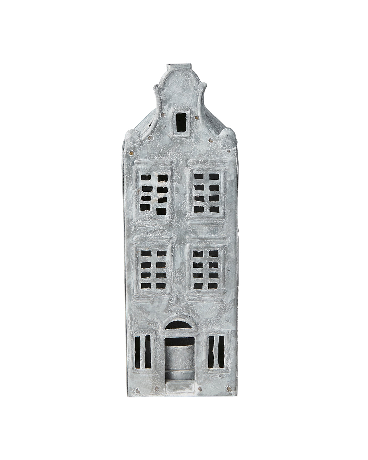 Lyslykt Hus Hvit/Grå 2