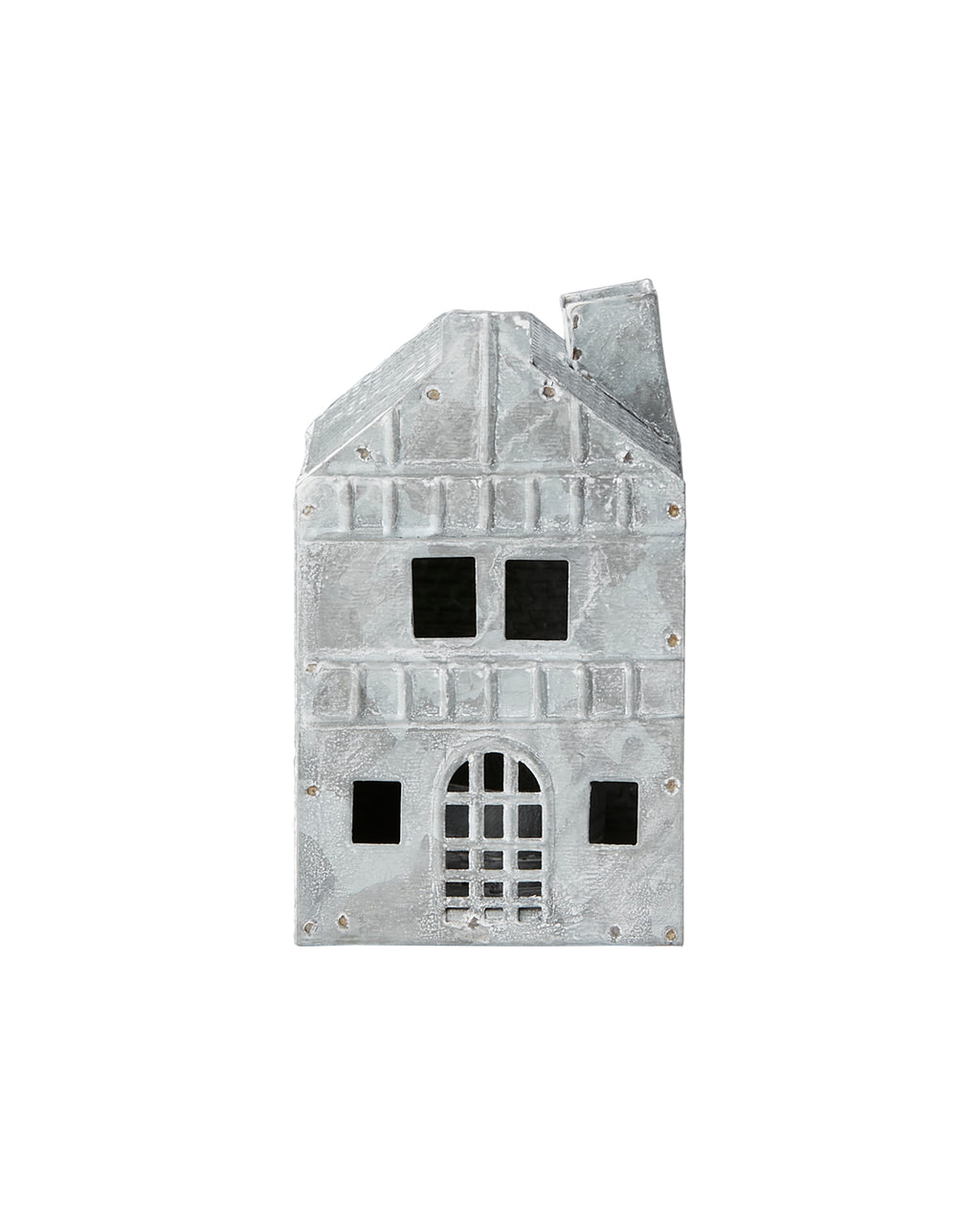 Lyslykt Hus Hvit/Grå 3