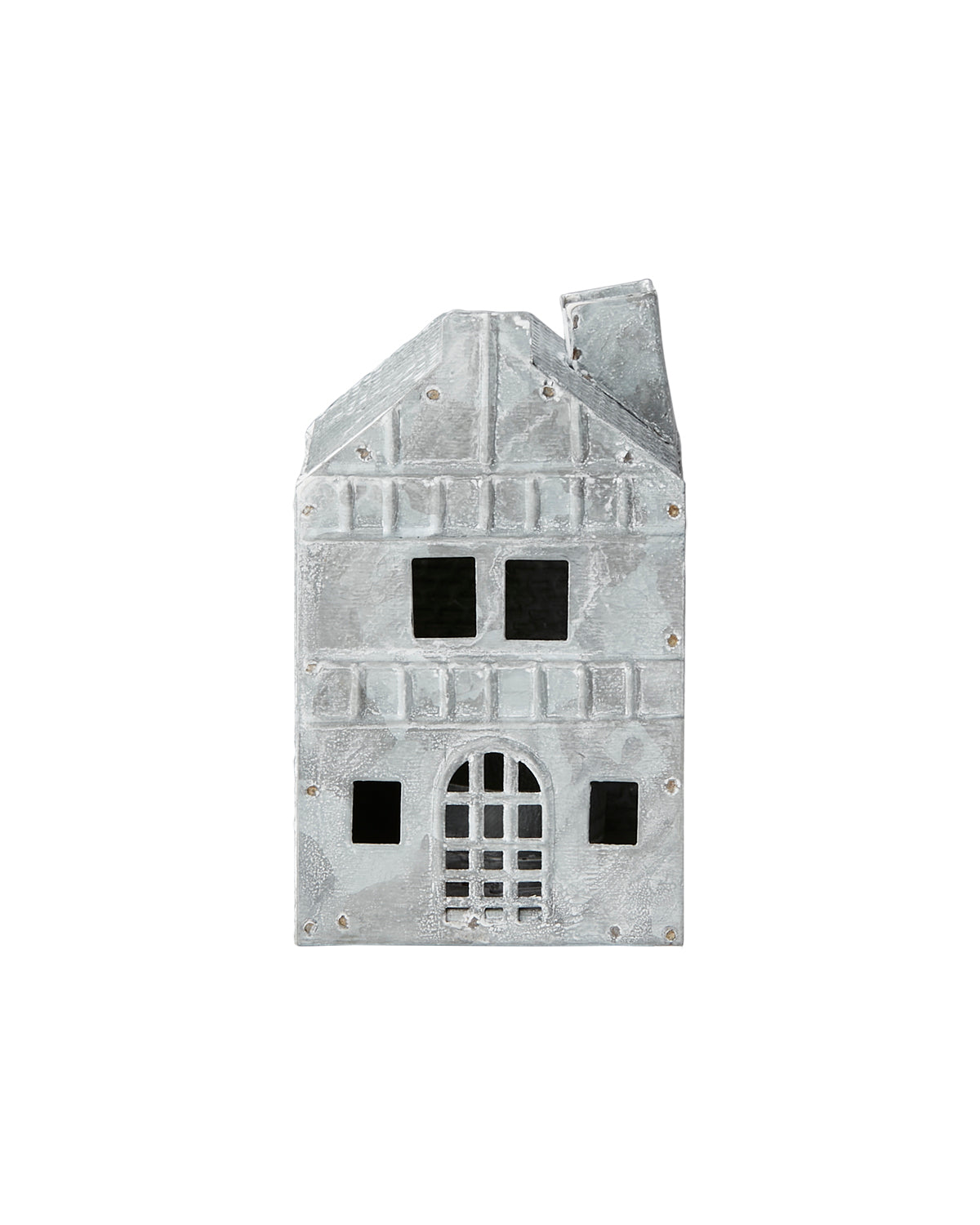 Lyslykt Hus Hvit/Grå 3