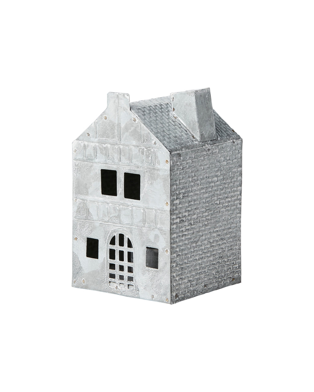 Lyslykt Hus Hvit/Grå 3