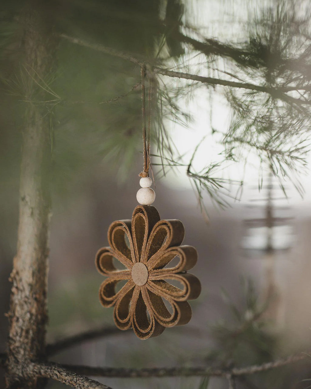 Julepynt Skinn - Flower