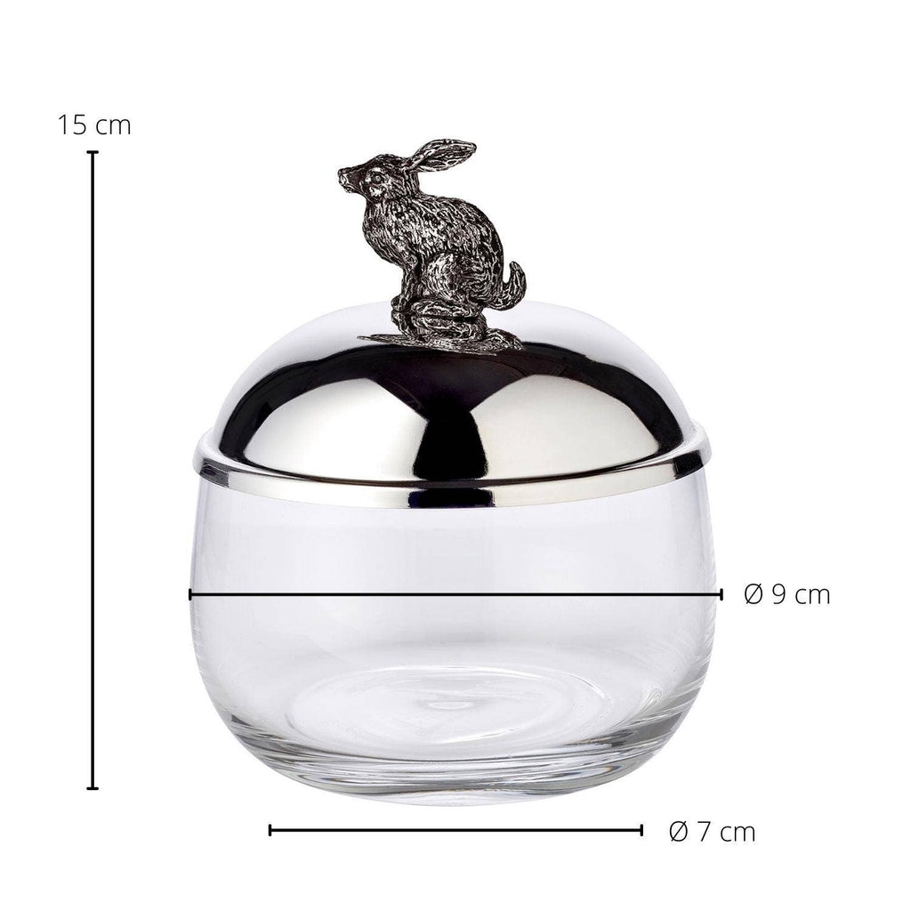 Glasskrukke Hare