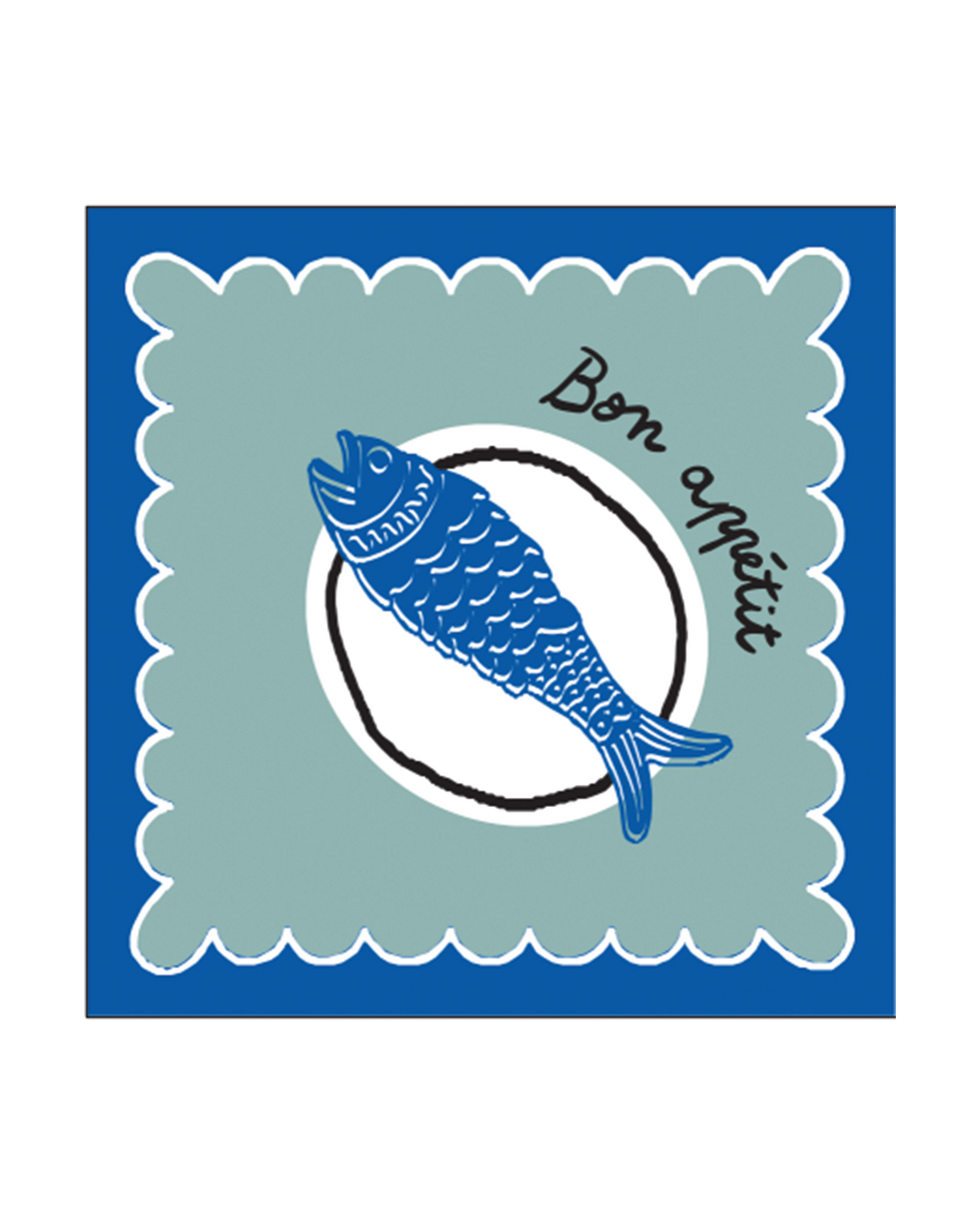 Blue Fish Servietter 20 stk