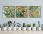 Green Tile with Fish II