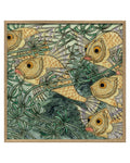 Green Tile with Fish II