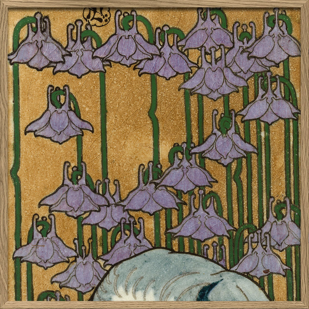 Tile with Heron