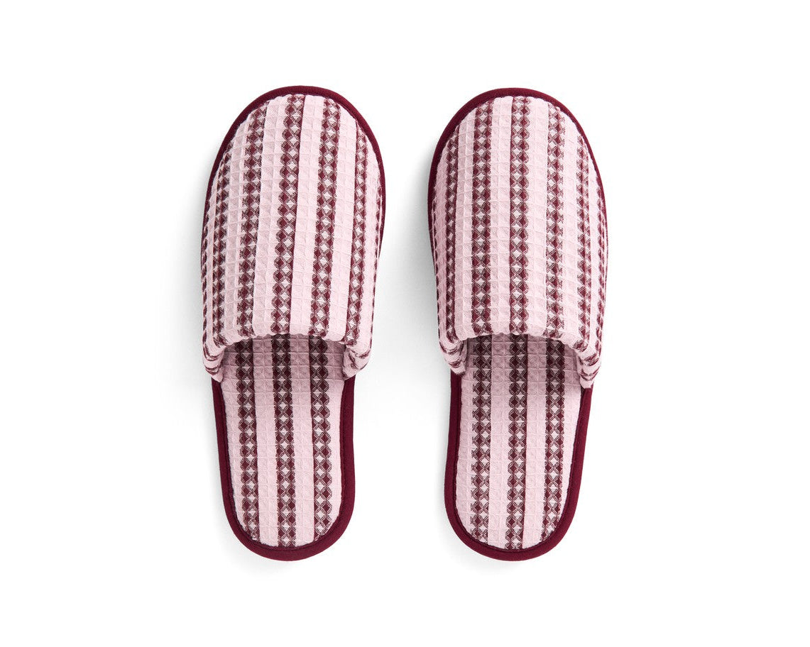 Waffle Slippers - Stripe