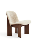 Chisel Lounge Chair - Valnøtt / Saueskinn