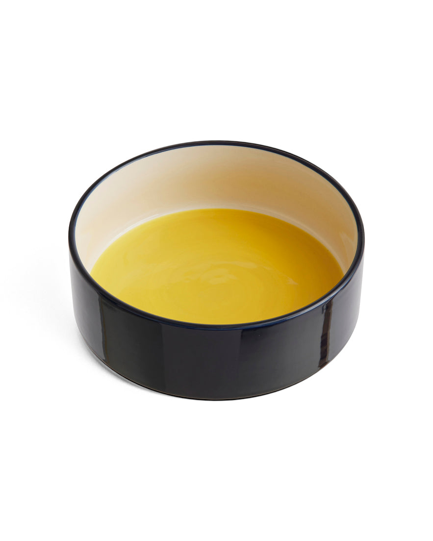Hundeskål - Large Yellow/Blue