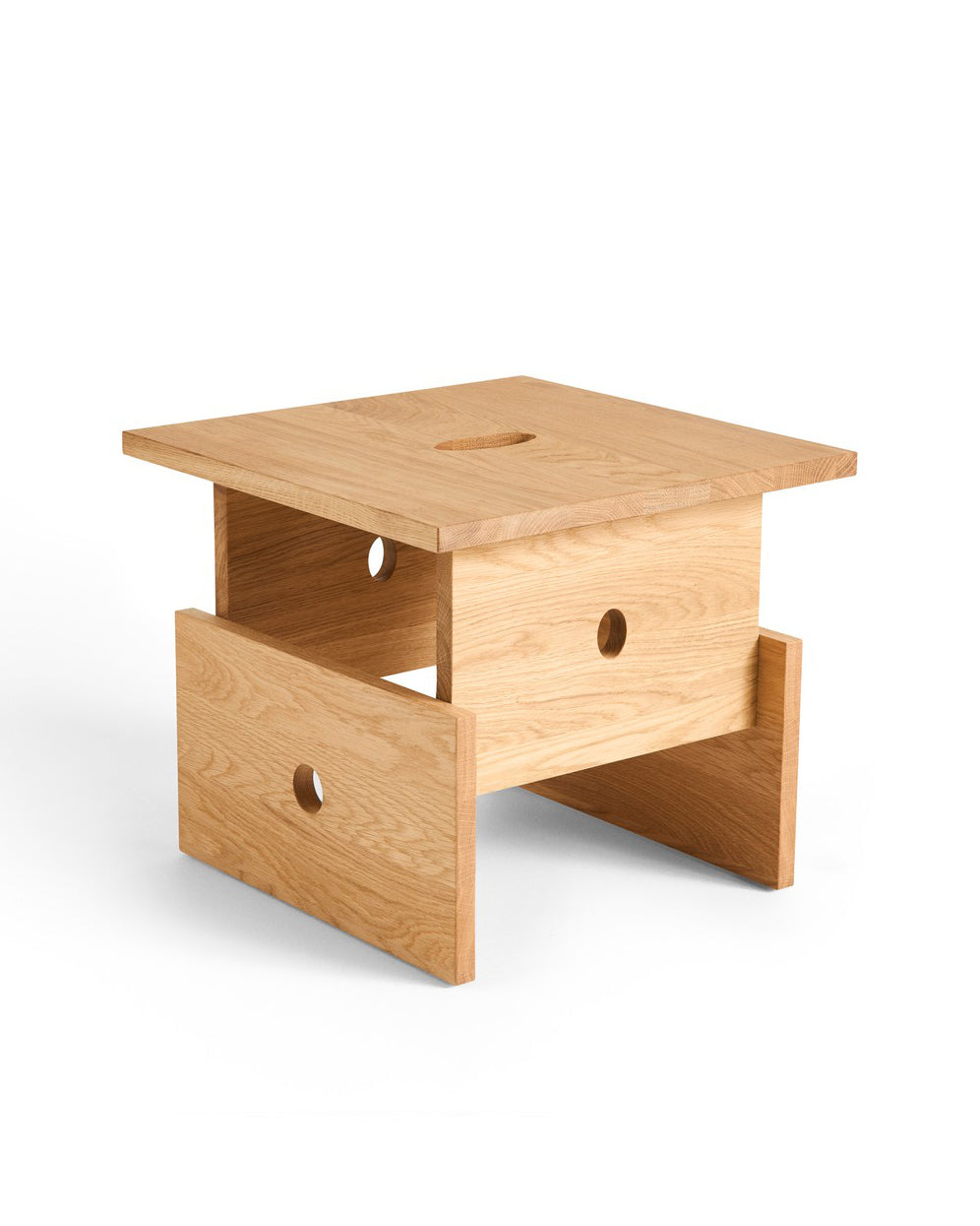 Wood Box Sidebord - Oiled Oak