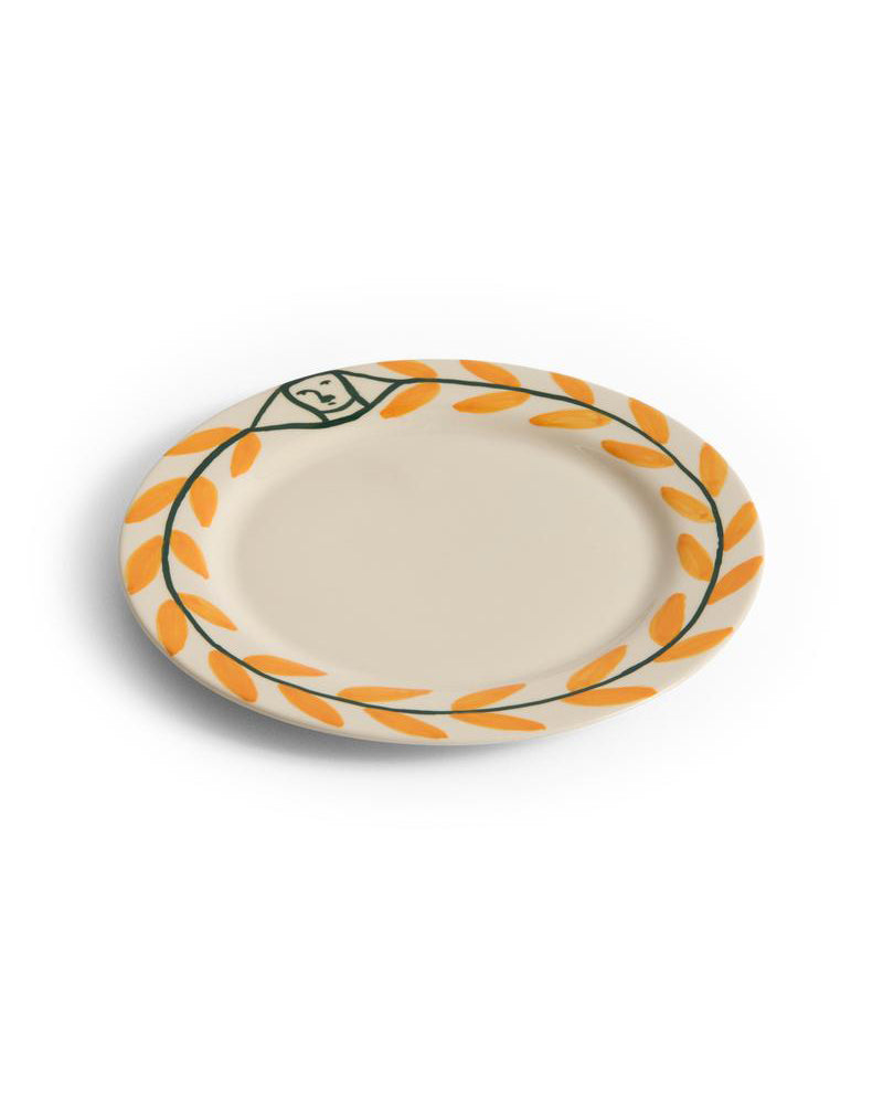 La Pittura Tallerken 24cm - Golden Leaf