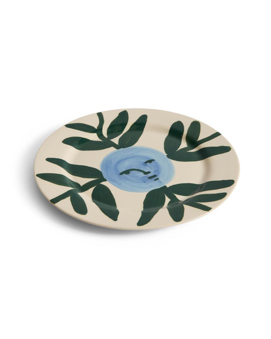 La Pittura Tallerken 28,5cm - Moon face vine