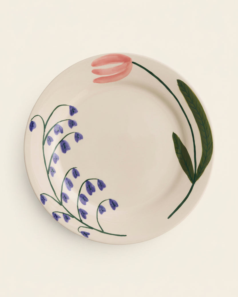 La Pittura Tallerken 28,5cm - Wild Flower Klokkeblomst