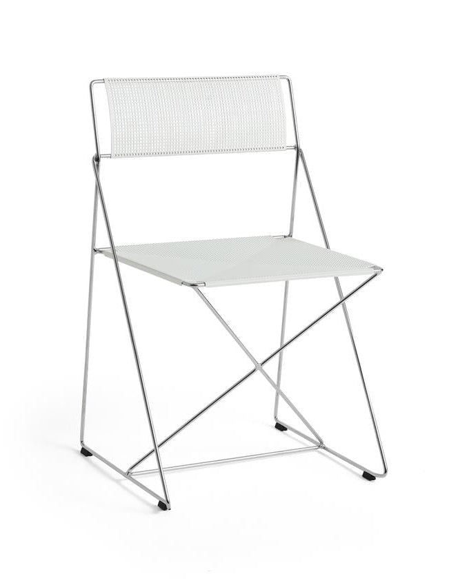 X-Line Chair - Krom/Hvit