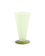 Conical Vase Small - Light Green / Dark Lime