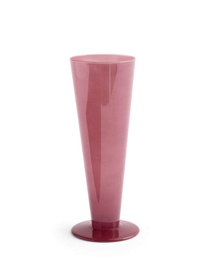 Conical Vase Medium – Rose / Dark Red