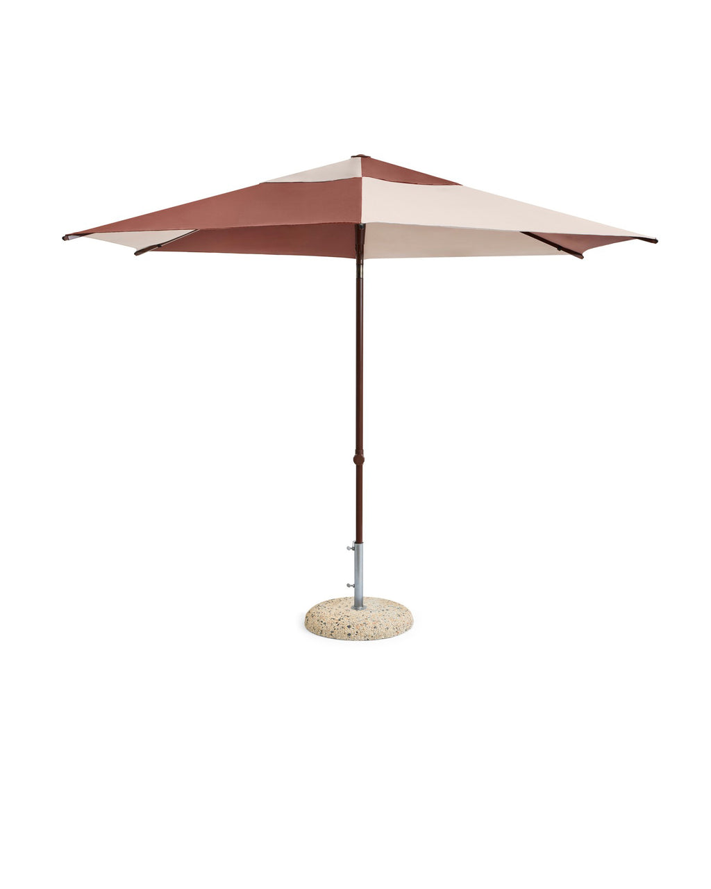 Terrazza Parasol Hexagon - Off White/Burgundy