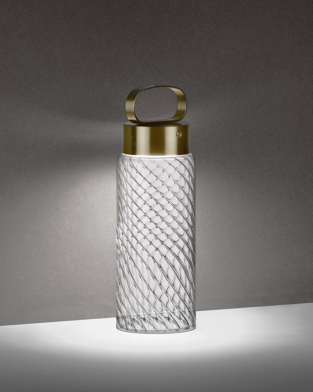 Andon Bordlampe - Twisted Glass