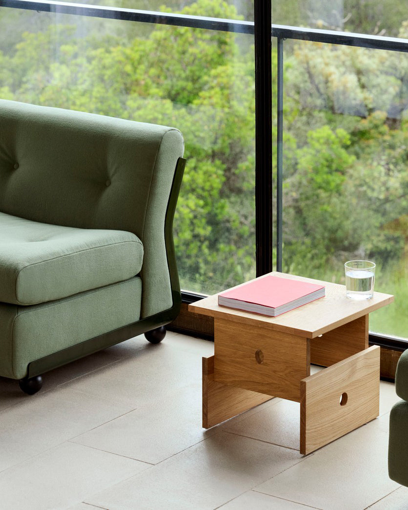 Wood Box Sidebord - Oiled Oak