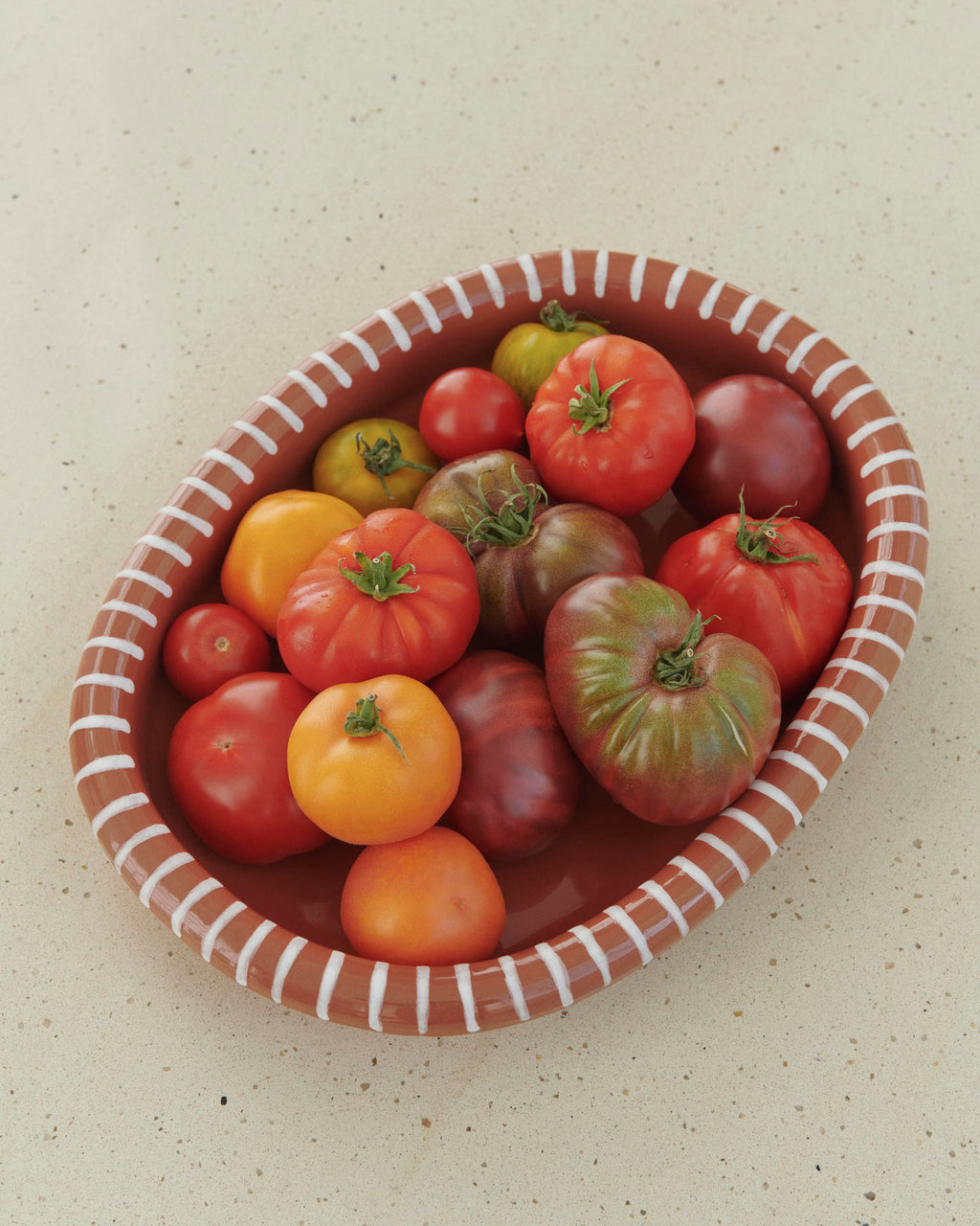 Barro Ovnsform/Serveringsskål Striper - small